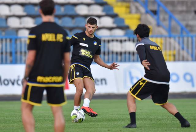 Εικόνες από την προπόνηση στο στάδιο «Stadion kraj Bistrice, Gradski
