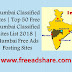 Top 101 Post Free Mumbai Classified Sites List | Best Classifieds Sites in Mumbai | Instant Approve & Without Registration Mumbai Classifieds