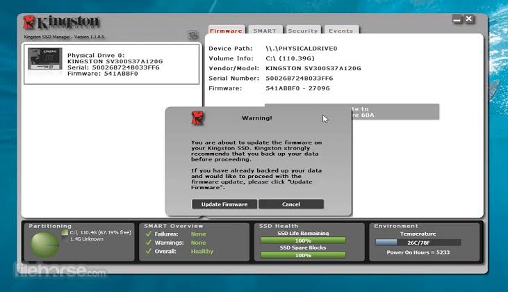 kingston ssd manager windows 7