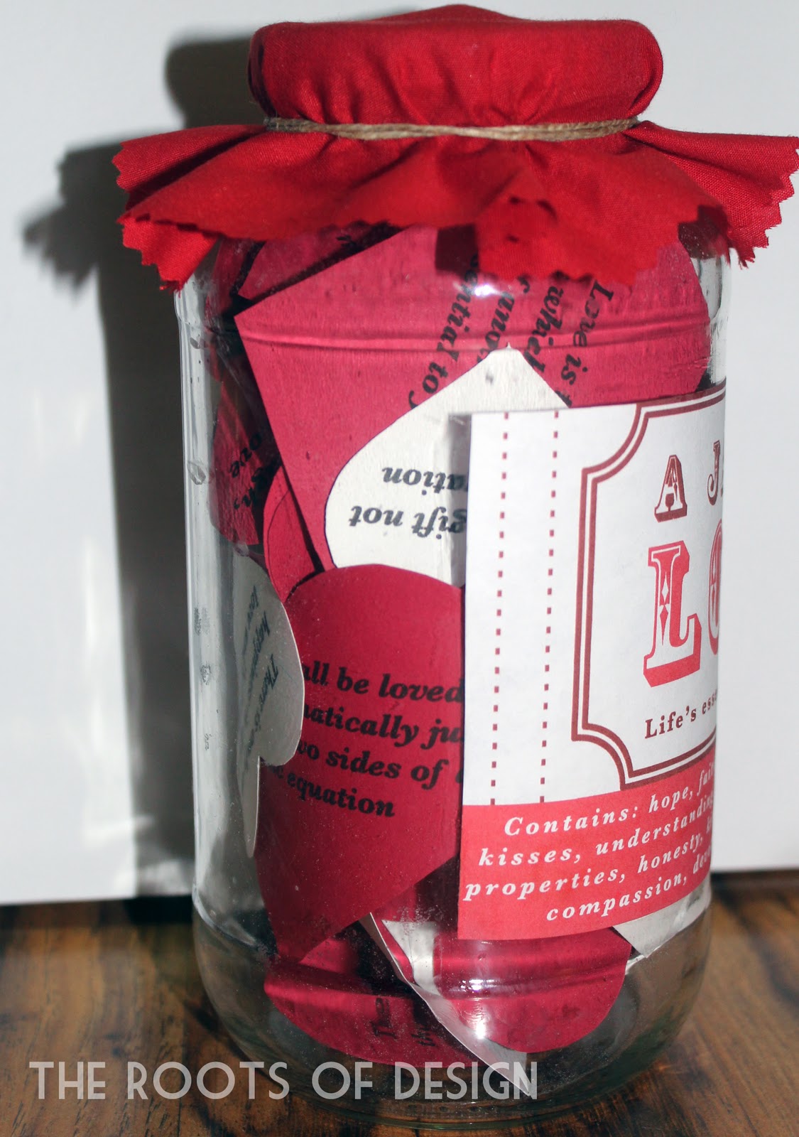 The Roots of Design Jar of Love