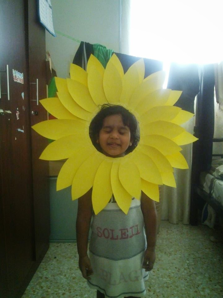 Fevicryl Hobby Ideas Sunflower Fancy dress competition