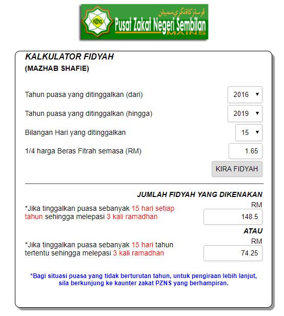 Bayar fidyah online 2021