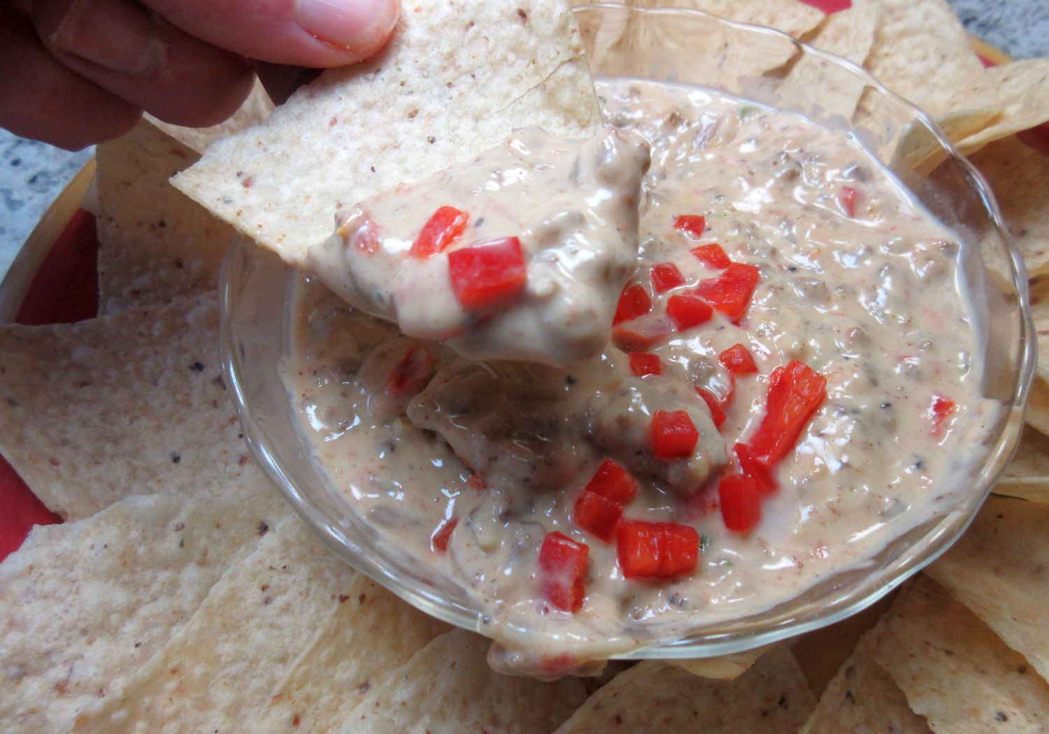 Tess Cooks4u Tex Mex Chile Con Queso Dip Chili Queso Recipe