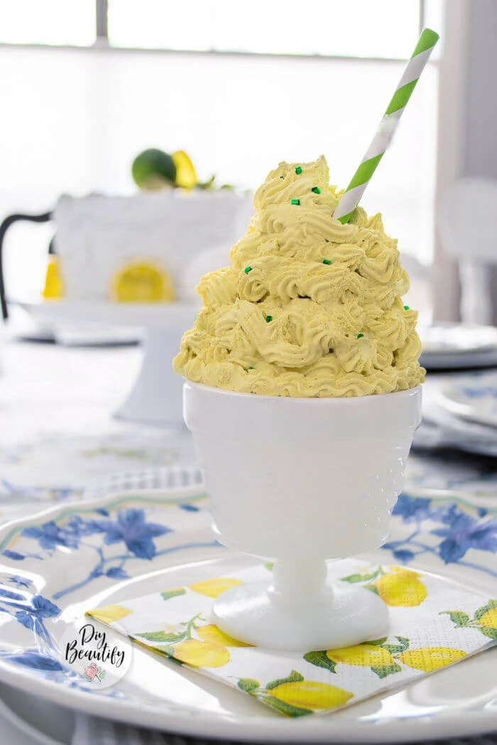 faux citrus whip topping