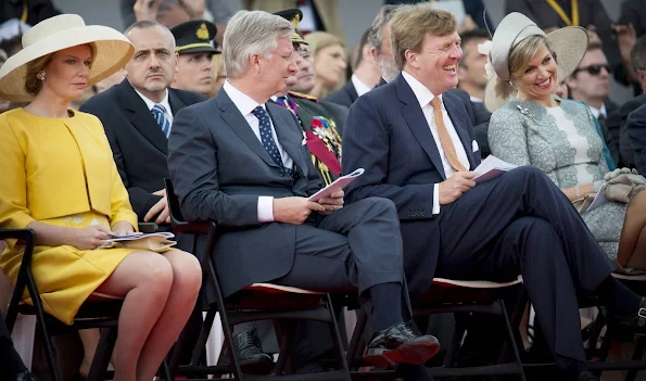 King Willem-Alexander and Queen Maxima of The Netherlands, King Philippe and Queen Mathilde of Belgium, Grand Duke Henri and Grand Duchess Maria Teresa of Luxembourg and Prince Edward of Kent