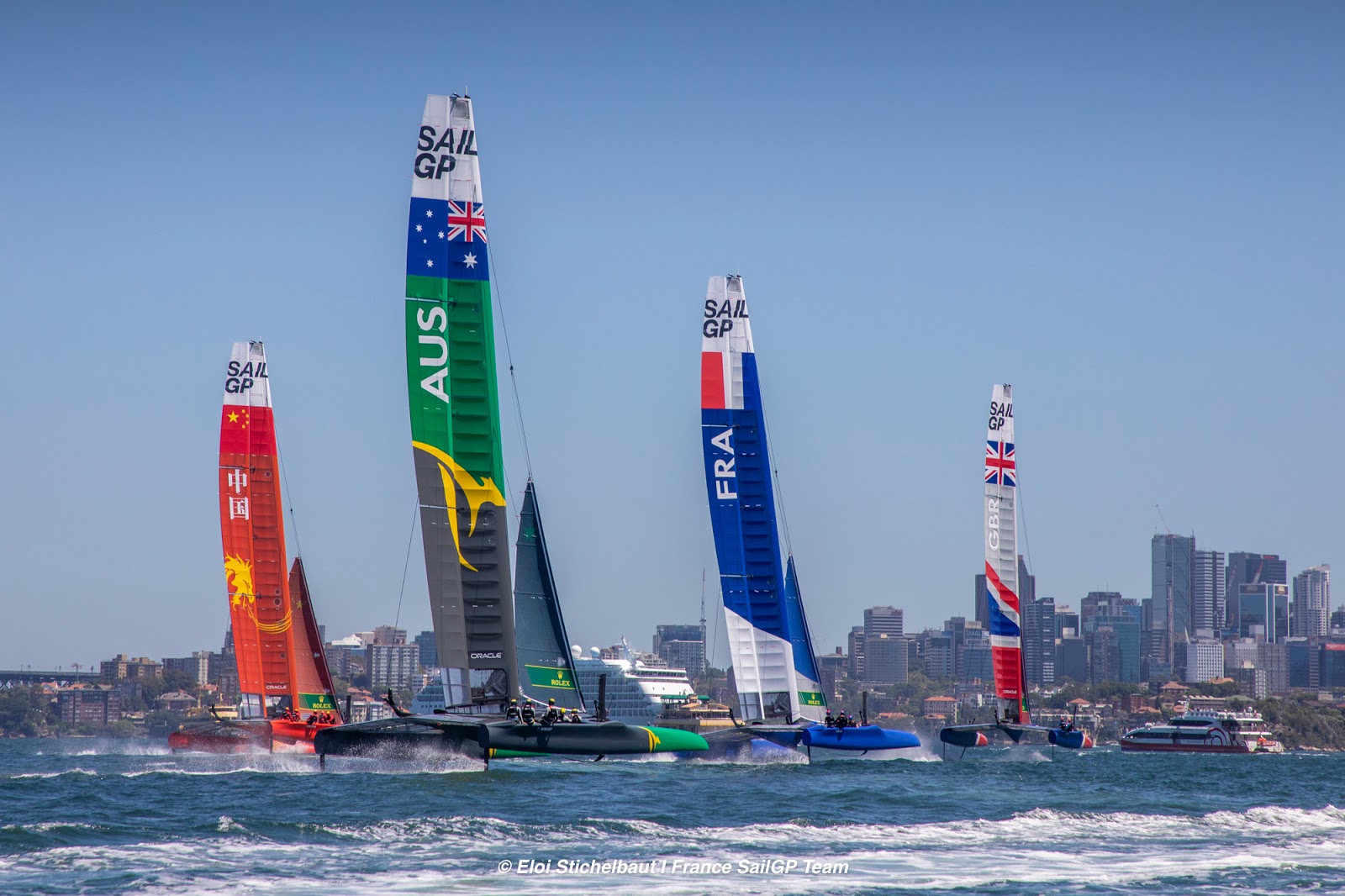 Découvrez le SailGP, premier acte à Sydney, en direct ScanVoile