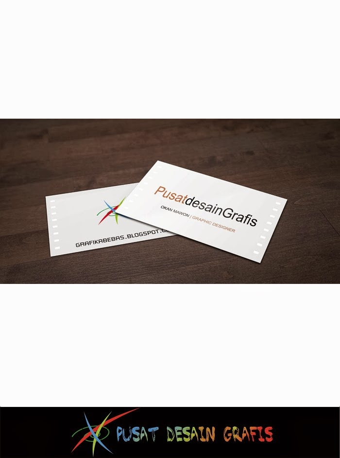 Free Mock Up kartu nama