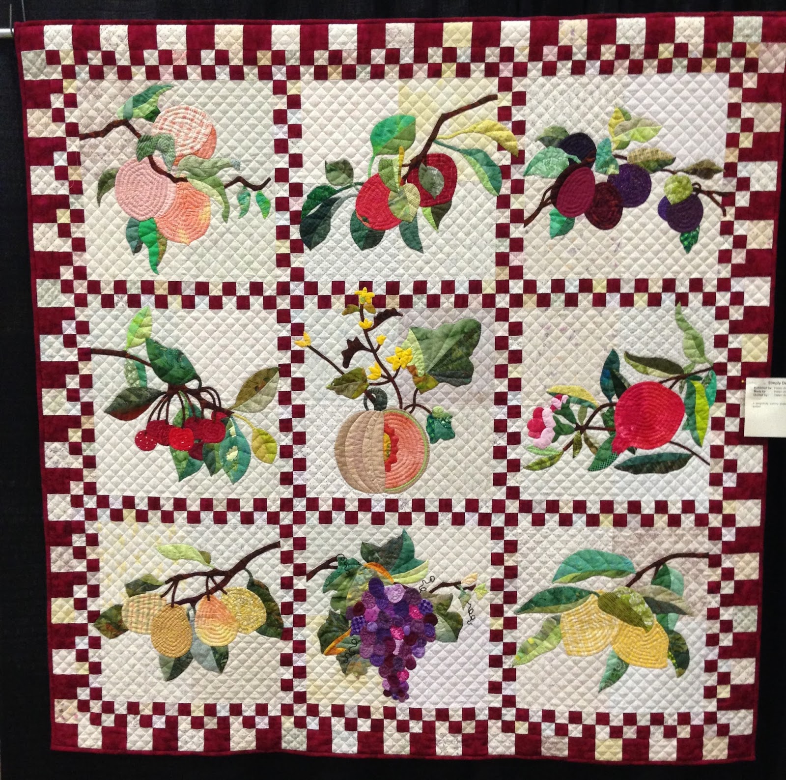 Sew'n Wild Oaks Quilting Blog Wine Country Quilt Show Part Two