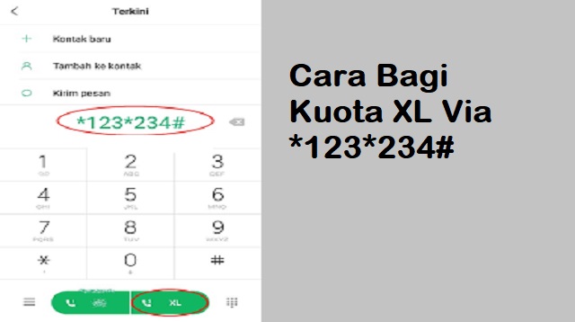 Cara Bagi Kuota Xl 2021 Cara1001