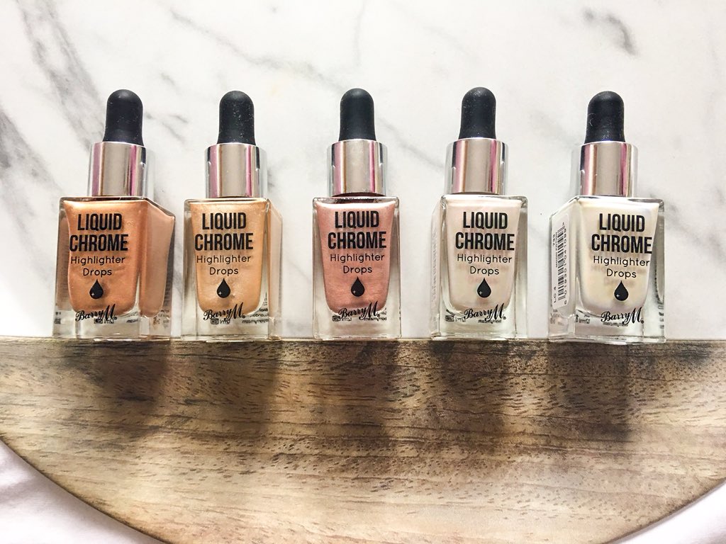 Barry M liquid chrome highlighters LeaMai Carter