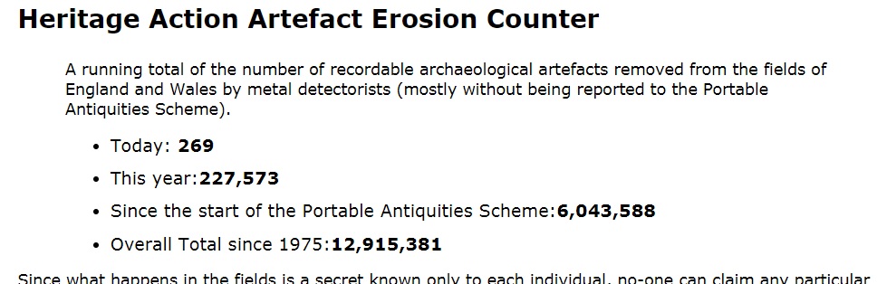 Portable Antiquity Collecting and Heritage Issues: October 2017