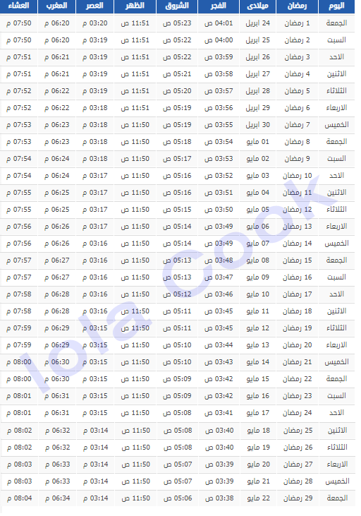 أمسية رمضان 2020 1441 في السعودية لولا كوك