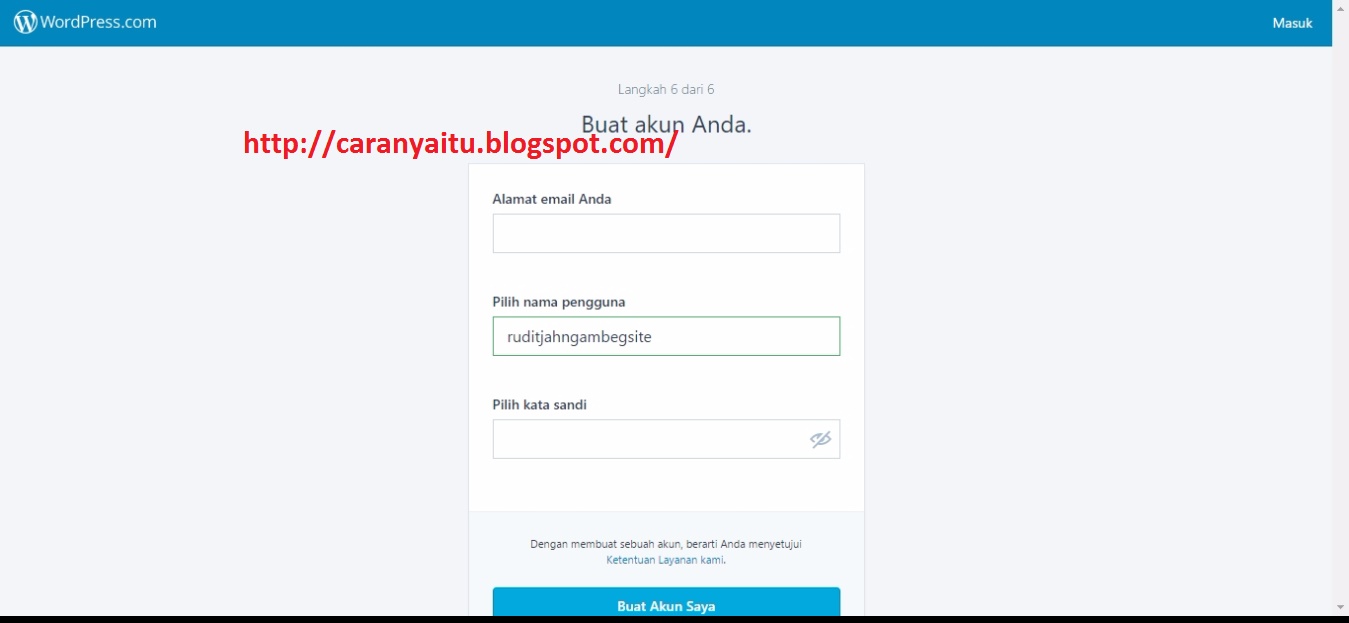 Membuat Blog Pribadi Dengan Wordpress | cara membuat blog pribadi dengan wordpress caranyaitu Membuat Blog Pribadi Dengan Wordpress | cara membuat blog pribadi dengan wordpress caranyaitu