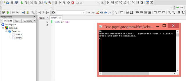 Auto and Extern in C