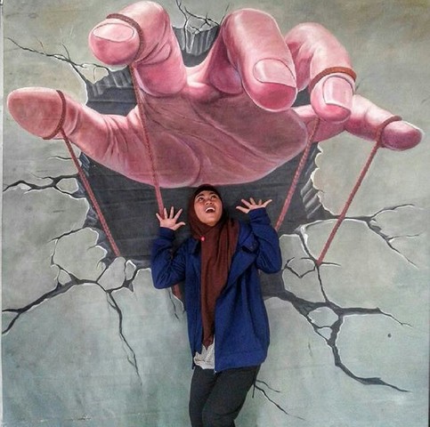 Cara Membuat Gambar 3 Dimensi Di Tembok