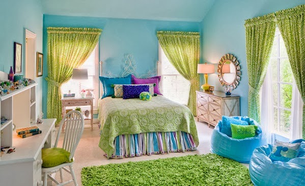 Lime Green Bedrooms Bedroom