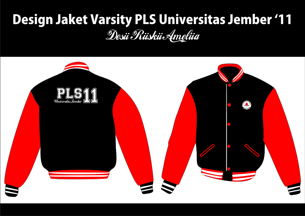Design Jaket Baseball Varsity PLS 11 | Nada Doremi