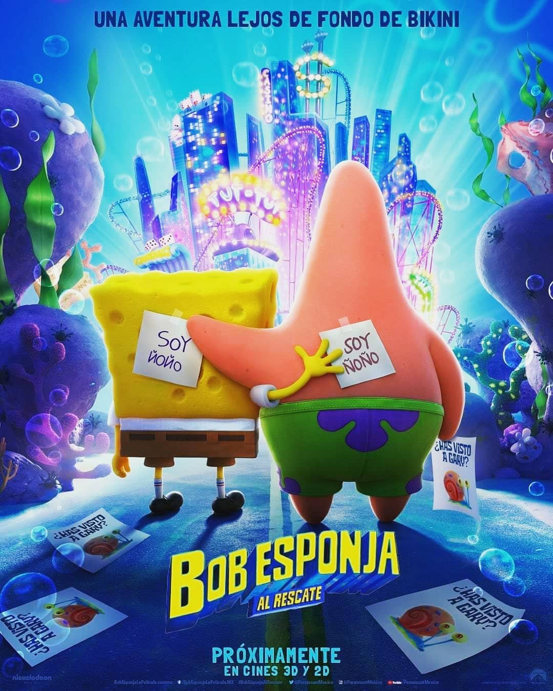 NickALive!: Bob Esponja: Al rescate | Official Trailer | Paramount Pictures  Latinoamérica