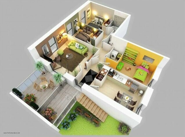 3 bedroom small house plans with pictures