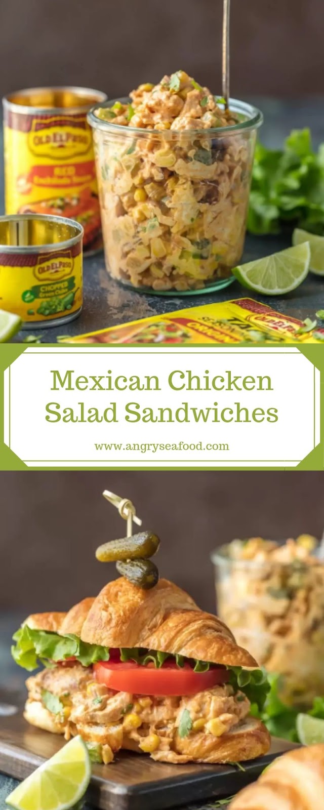 Mexican Chicken Salad Sandwiches