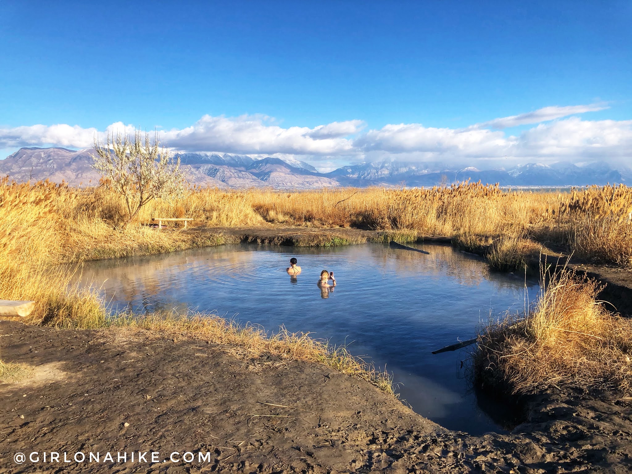 Visiting Saratoga Hot Springs Girl on a Hike