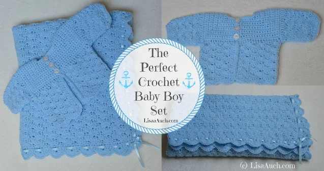 crochet patterns free babies Free baby set crochet pattern Newborn crochet baby set blanket and cardigan