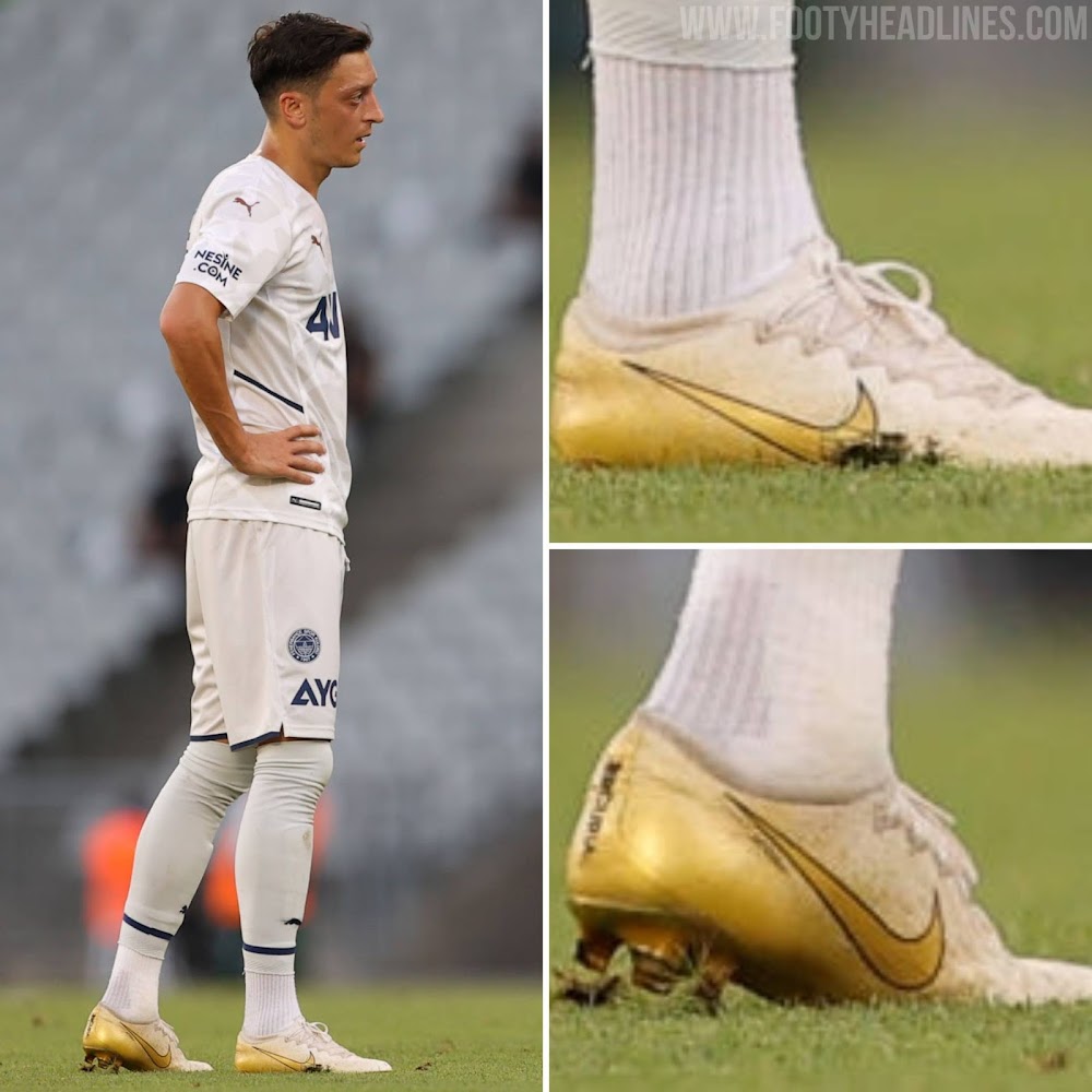 ven Penetración Molde Özil Wears Classic Nike Mercurial CR7 'Galaxy' & Latest Mercurial Boots -  Footy Headlines