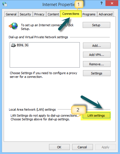 Configuración de LAN