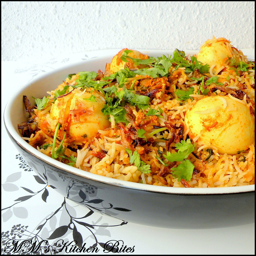 MM's Kitchen Bites Egg Korma Biryani...for Easter Sunday (or any