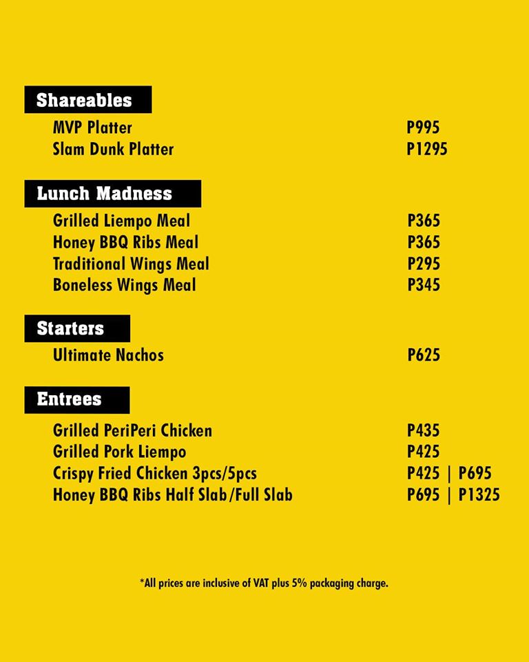 Manila Shopper TGI Fridays, Italianni's, Denny's, Buffalo Wild Wings