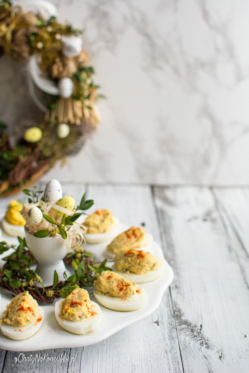 jajka faszerowane jajka z szynka