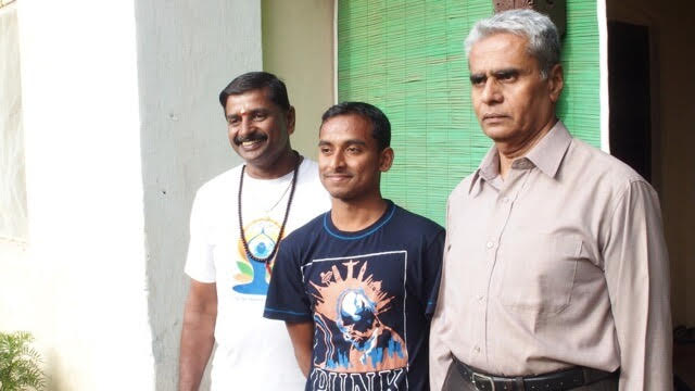 Kushal with Masterji and Ganesh Kumar
