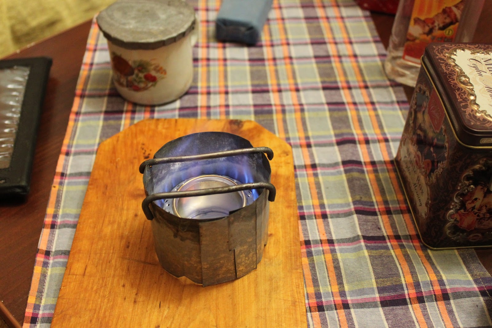 Ветрозащита для газовой походной плитки своими руками