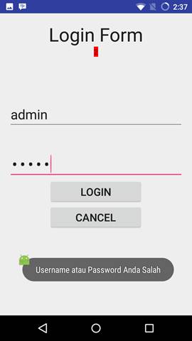 Suarpalauu: Membuat Form Login Sederhana Pada Android Studio