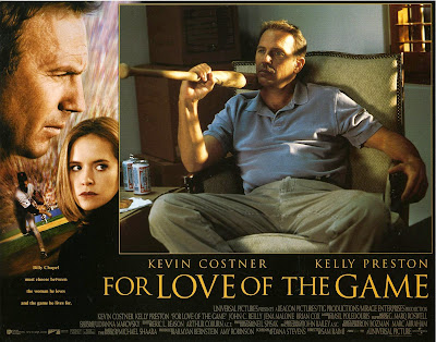 VHS 1999 Vintage Movie Titled for the Love of the Game Starring Kevin  Costner, Kelly Preston & J K Simmons 
