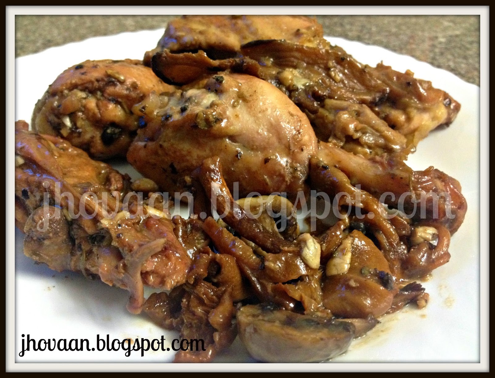 Jhovaan Meal (in Konkani) Recipe Stovetop Chicken and Mushrooms
