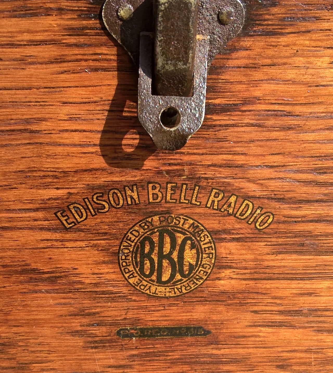 Backspace does not erase: Edison Bell Model B Crystal Set Backspace does not erase: Edison Bell Model B Crystal Set