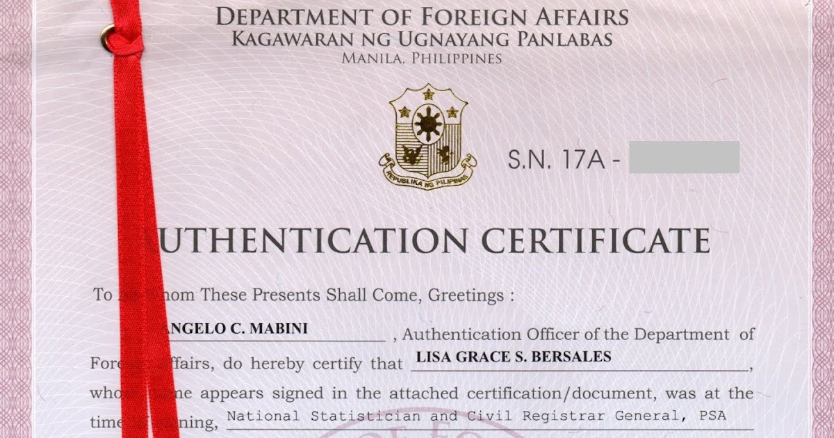 TIPID WAY TO OBTAIN NSO AND DFA RED RIBBON DOCUMENTS WHILE YOU ARE ABROAD