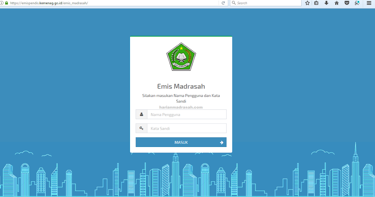 https//emispendis.kemenag.go.id/emis_madrasah/ Alamat