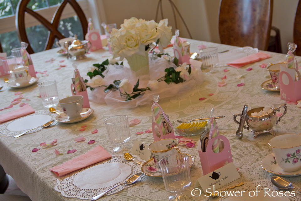 Shower of Roses: Our Annual Little Flowers Mother-Daughter Tea Party