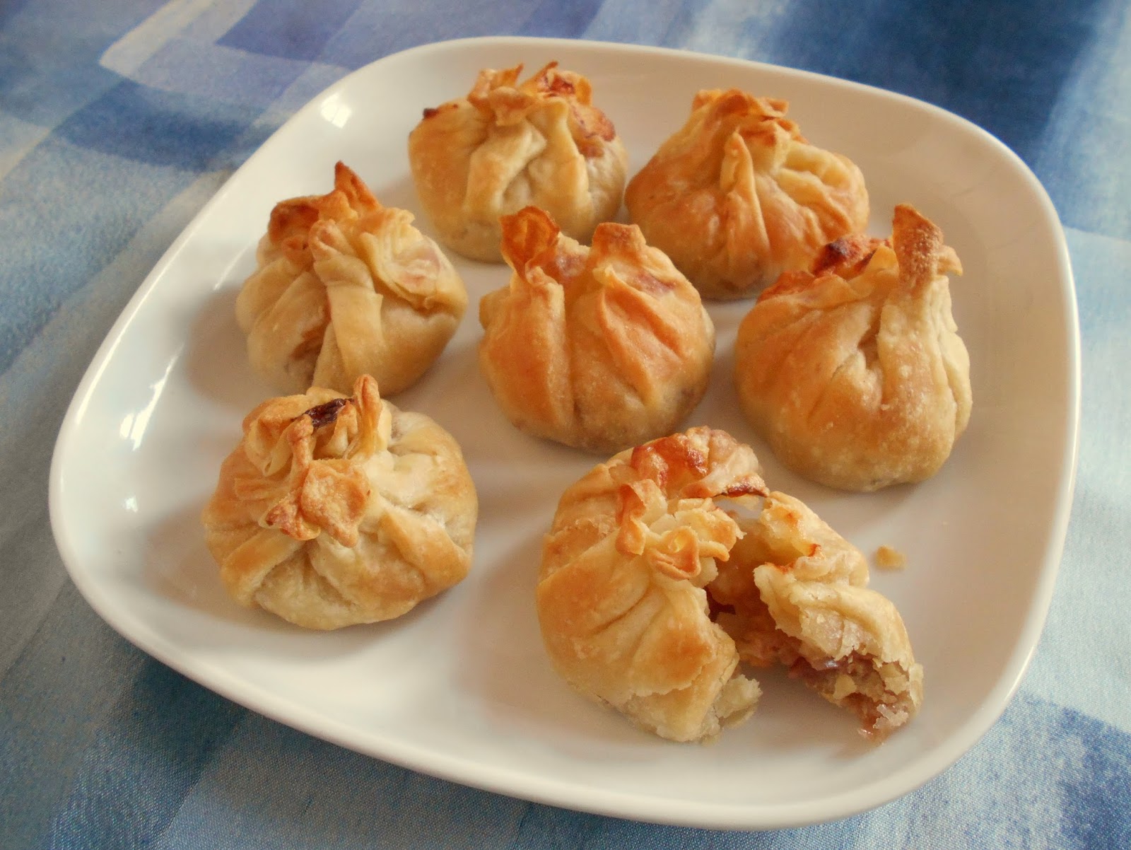 Grape and Goat's Cheese Filo Parcels