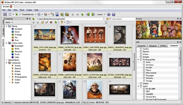 تحميل برنامج عرض الصور باحترافية XnView Image Viewer للكمبيوتر