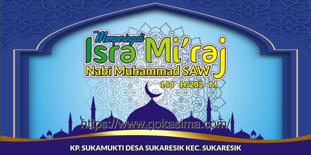 Download Kumpulan Contoh Spanduk Isra Mi'raj.cdr KARYAKU