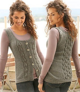 free knitting pattern: women vest patterns 2012