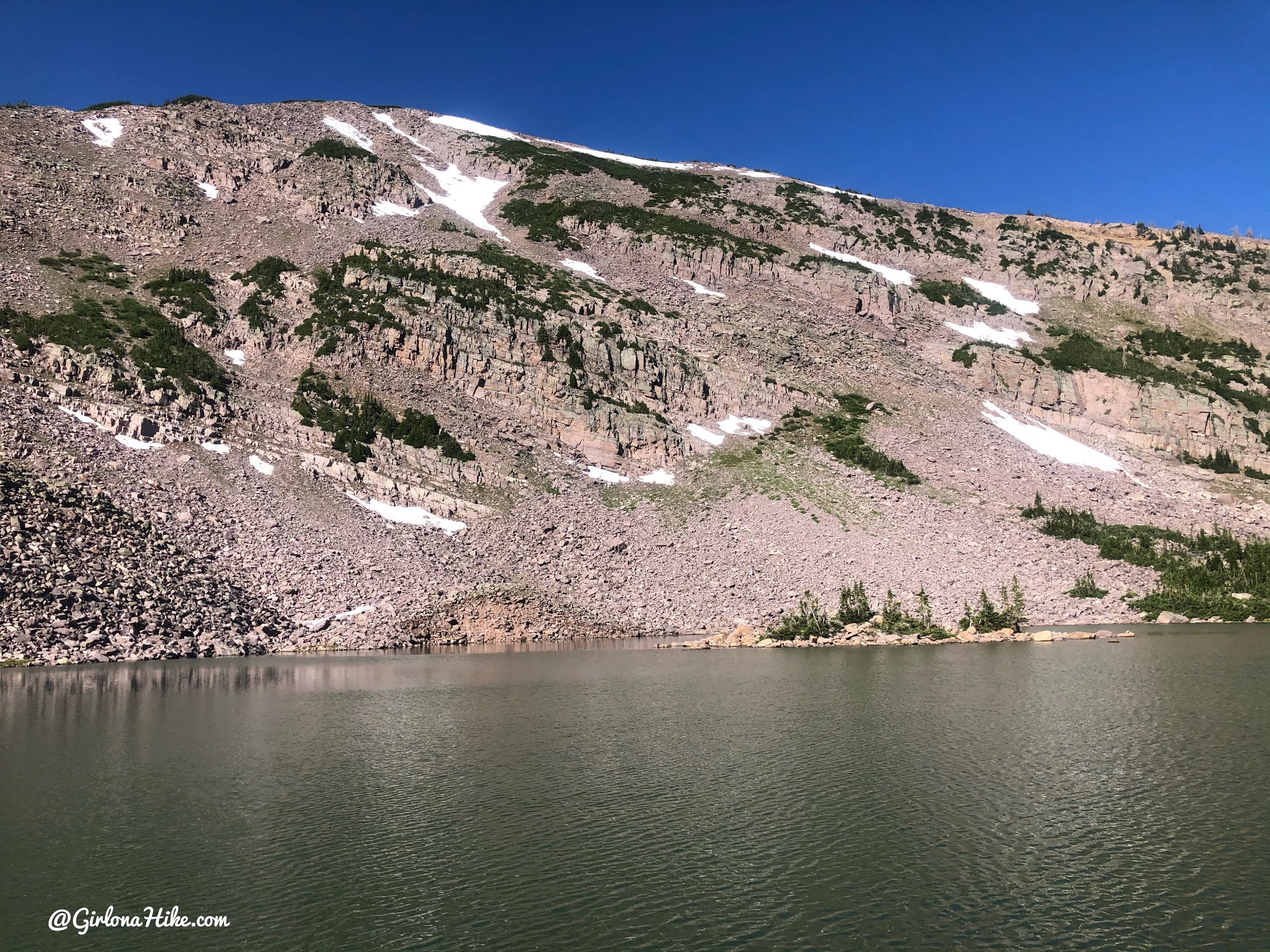 Hiking to Whiskey Island Lake, Uintas Girl on a Hike