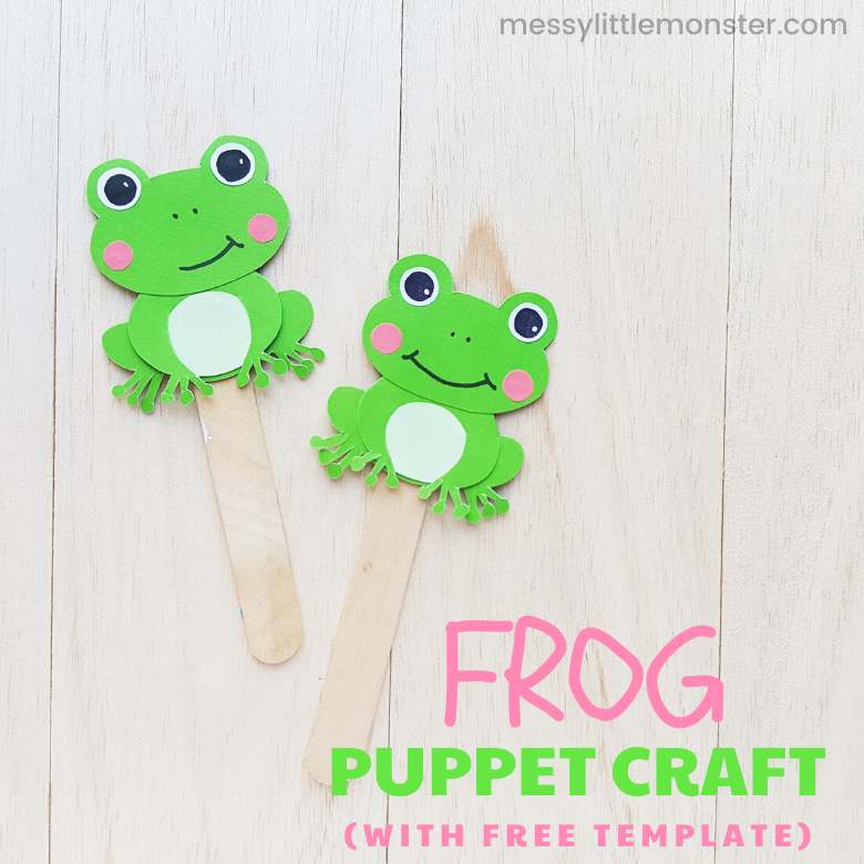 frog puppet craft