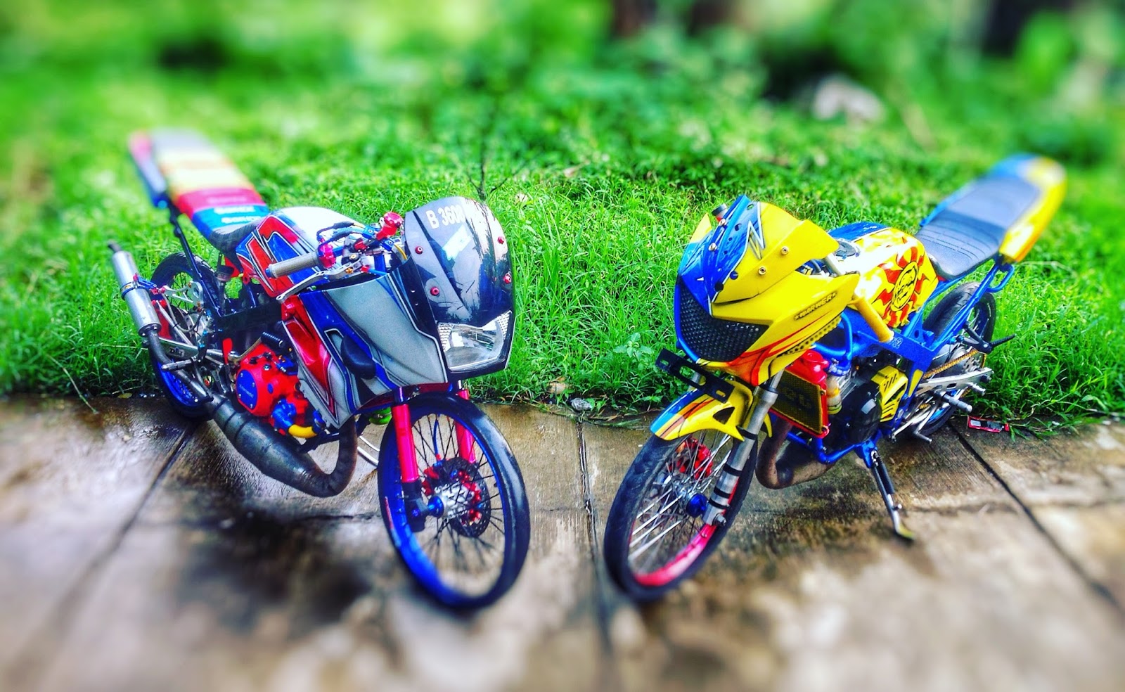 Modifikasi Ninja 2 Tak: ninja jari jari