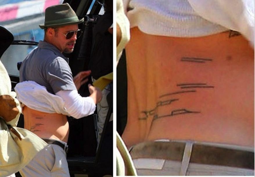 Qué lleva tatuado Brad Pitt? Los tatuajes en la Prehistoria - Ad Absurdum