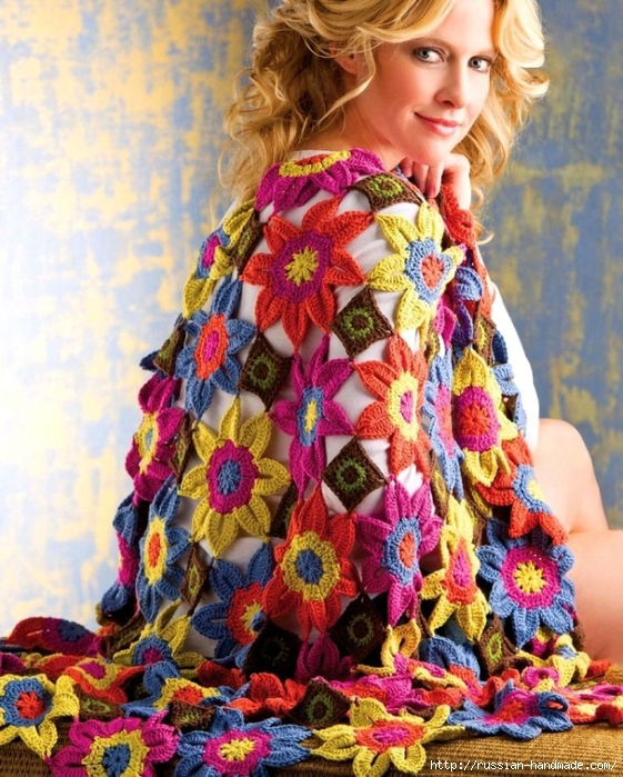 Ergahandmade Blanket granny square + Diagrams