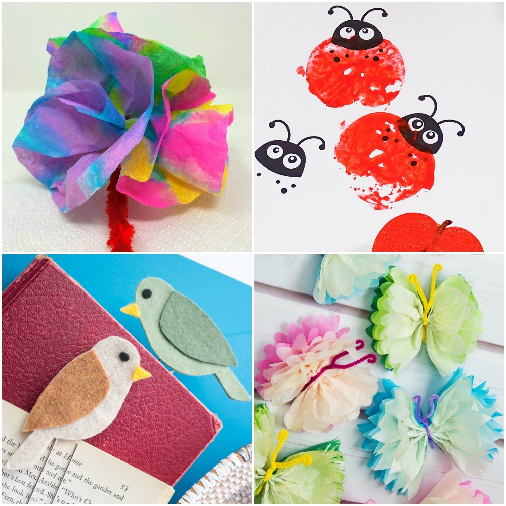 Stunning Spring Art Projects for Kids - One Time Through